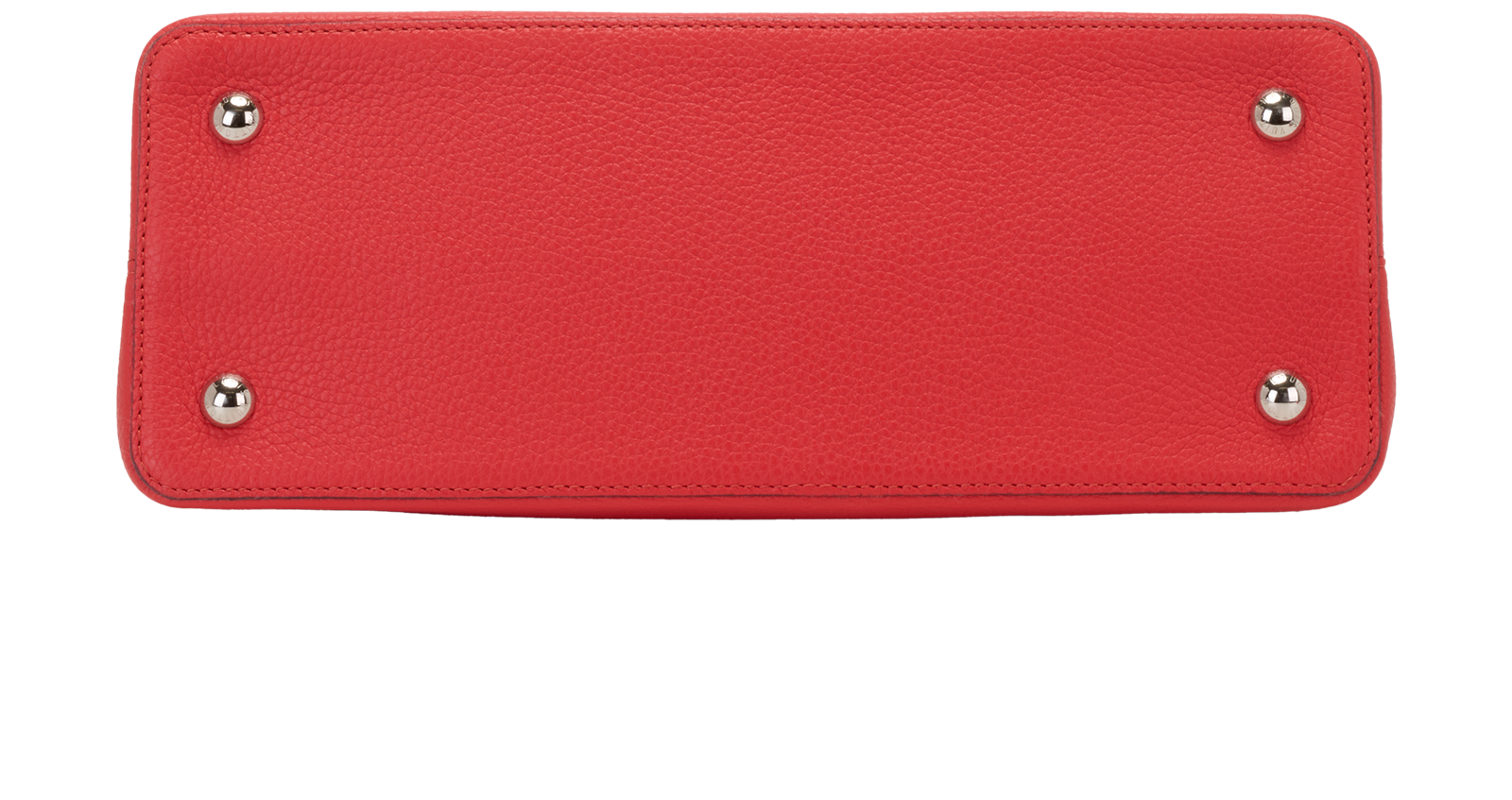 Capucines MM, &pound;1,500, Handbags, Red, Leather, Top view